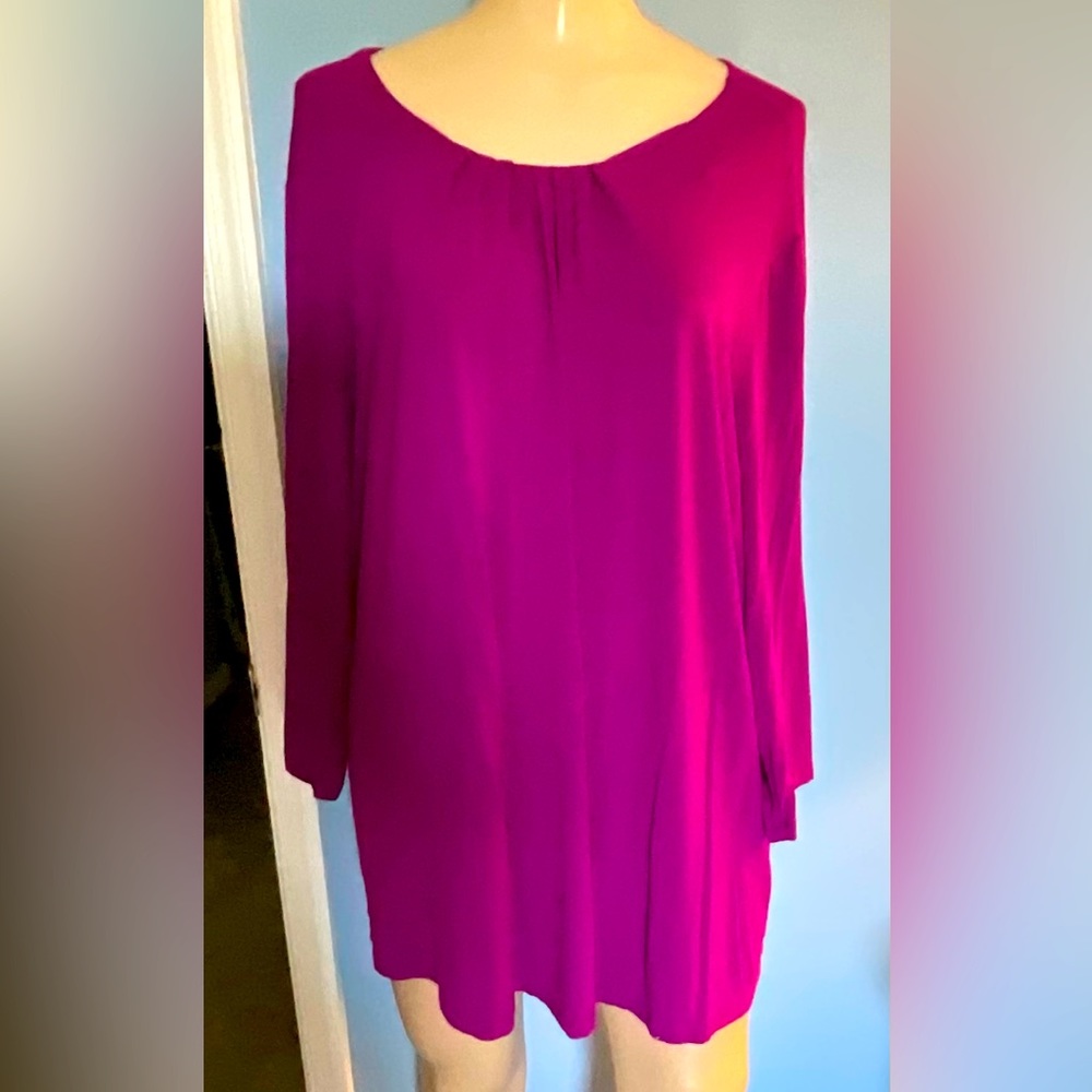 Magenta tunic
